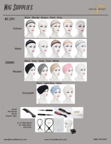 NEW! Wig Supplies Now available…