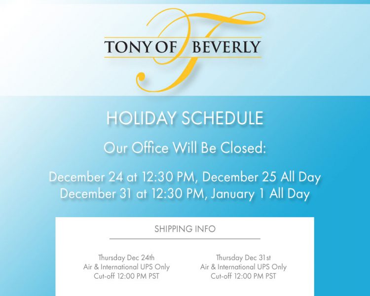 Holiday Schedule 2015